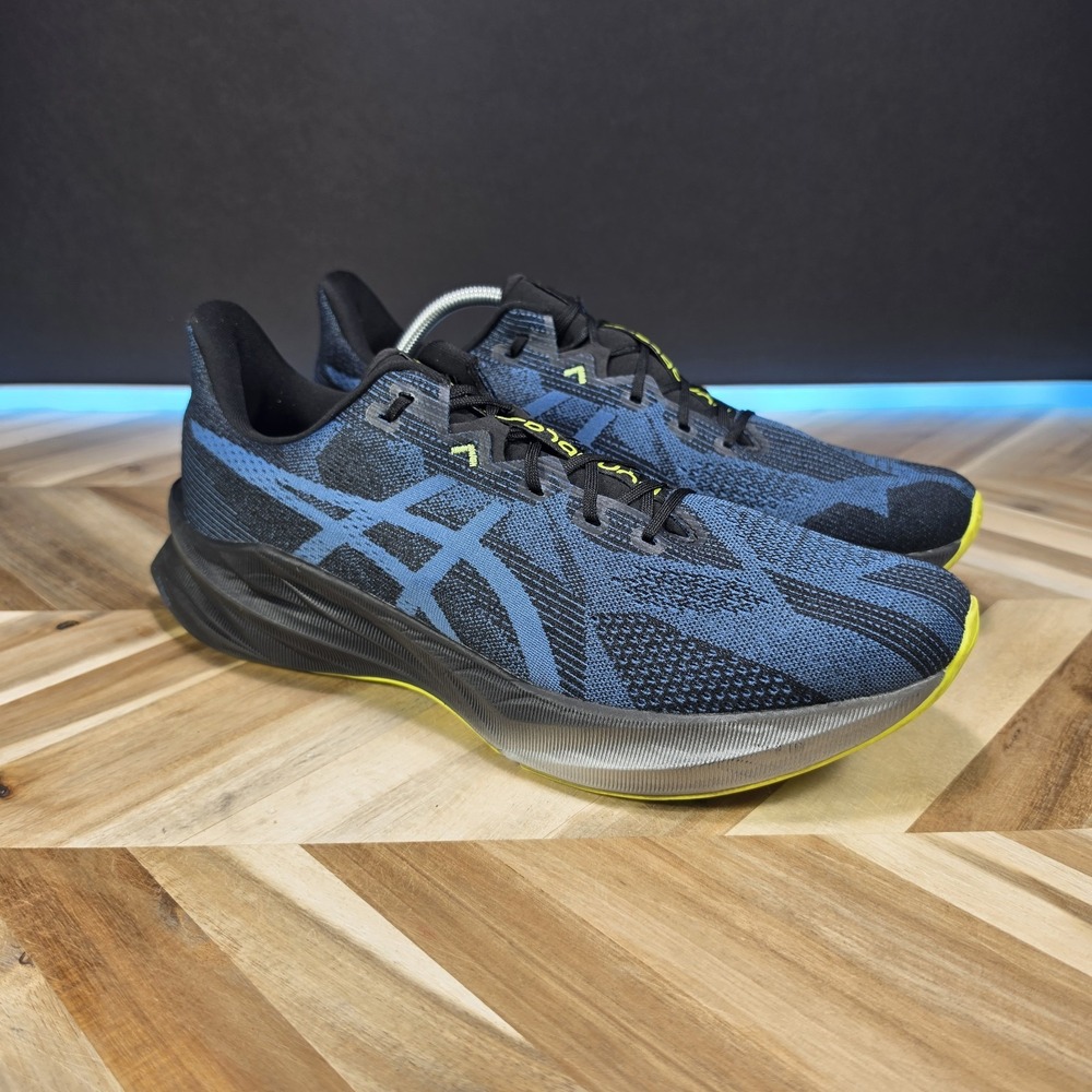 ASICS Dynablast 5 Blue Yellow Men's 13 Running Athletic Shoes Sneakers 1011B983